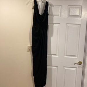 Black Betsy & Adam floor length dress. Size 4